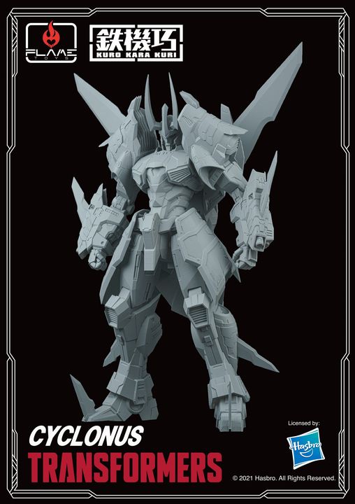 kuro様 SDCC SE 2021 - Flame Toys Kuro Kara Kuri Cyclonus Image Revealed